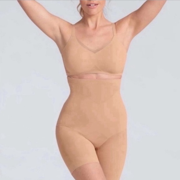 NWT Honeylove The Super Power Short in Nude Sz XL - Picture 1 of 6